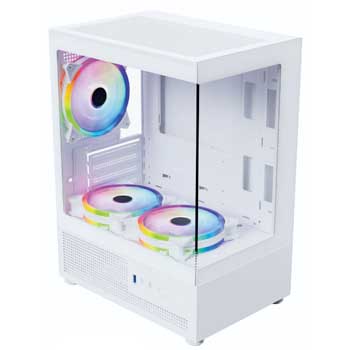 Tempered Glass Micro-ATX PC Case